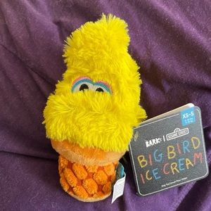 BRAND NEW Barkbox X Sesame Street Dog Toy - Big Bird Ice Cream